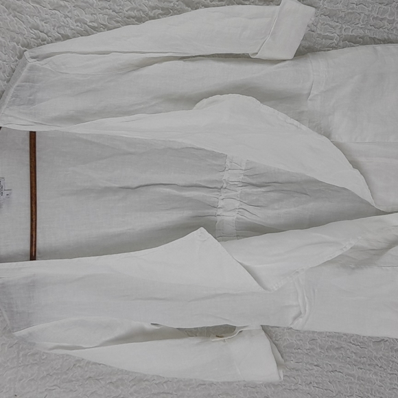 Vanessa Zani Trench Cardigan Small White - Picture 1 of 6